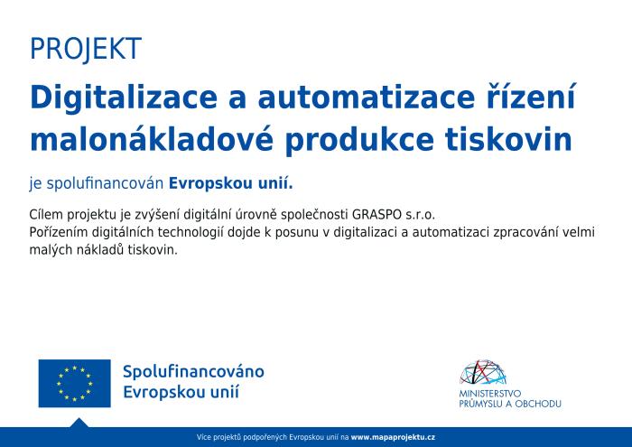 Digitalizace a automatizace řízení malonákladové produkce tiskovin